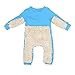 Produktbild Entzückend lustiger  Baby Wischmopp Strampler Overall Baby Geschenke Farbe blau Größe 80