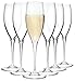 Produktbild Bormioli Sektglas Set 'Premium' 6 teilig | Gastronomiequalität | Füllmenge Sektflöte 26 cl | Stiellänge 10 cm | Perfekte Brillianz dank Star Glass Technologie