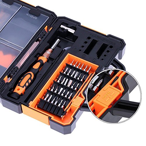 Schraubendreher Set，Magnetischer Schraubenzieher 44 in 1 Professional Precise Aluminiumlegierung Schraubendreher Set für elektronische Wartungs - 7