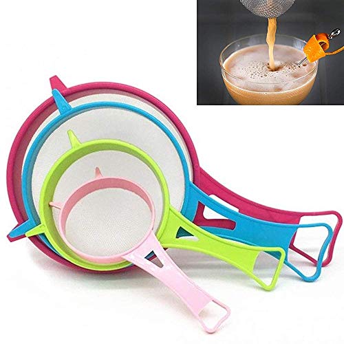 Newbee Colador de tamiz de Cocina, Filtro Multiusos de Malla de plástico