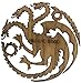 Produktbild Derwent Laser Craft Game of Thrones House Targaryen FIRE and Blood aus Holz 3-Headed Dragon Sigil (23centimeters X 23 Zentimeter)