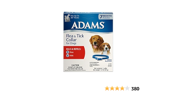 adams dog flea collar