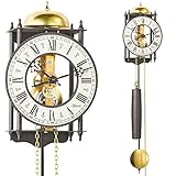 pendeluhr Schmiedeeiserne Stab-Pendelwanduhr