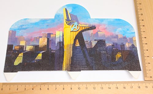 Cakeshop VORGESCHNITTENE UND ESSBARE Avengers Szene Kuchen topper (Tortenaufleger) - 5