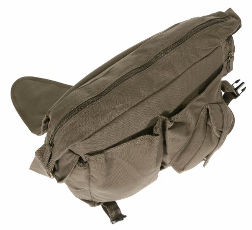 Elephant Jack Bag Canvas Notebooktasche Schultertasche 11822 OLIV - 4