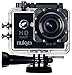 Produktbild Nukyo Extreme Action Sports Kamera – 1080p WIFI 12 MP Black + Fahrradhelm- & andere Befestigungen