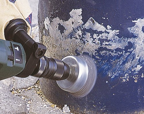 wolfcraft Topf-Drahtbürste Ø 80 mm, Sechskant-Schaft (6.35 mm), 2109000 - 2