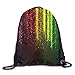 Produktbild tgkze Drawstring Backpack Gym Bag Travel Backpack Ambilight Star Small Drawstring Backpacks for Women Men Adults