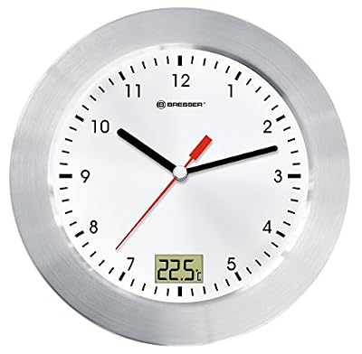 Bresser MyTime Bath horloge murale analogique pour la salle de bain Blanc