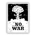 Produktbild 2 x SAY NO TO WAR VINYL Aufkleber Reise Gepäck # 10142 - 15cm/150mm Wide