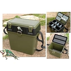 Bison - Caja con compartimentos (sirve como asiento)