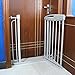 Amzdeal® Baby Safety Gate Effective Barrier for Pets (White)