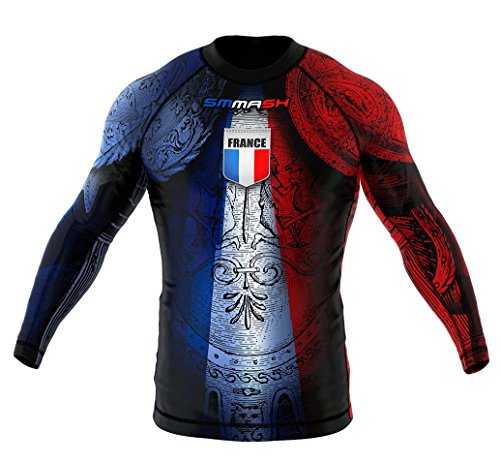 SMMASH Rashguard FRANCE Manches Longues MMA BJJ UFC K1