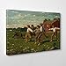 Produktbild BIG Box Art Winslow Homer Snap The Whip Canvas Print, Multi-Colour, 24 x 16-Inch