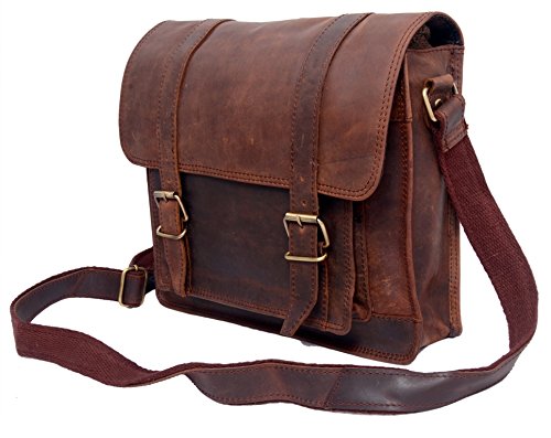 feathertouch Herren Hose Everyday Leder Laptop-Umhängetasche - 3