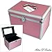 Large Pink Aluminium Lockable Vanity Case Cosmetic Beauty Storage Box by Aston of London