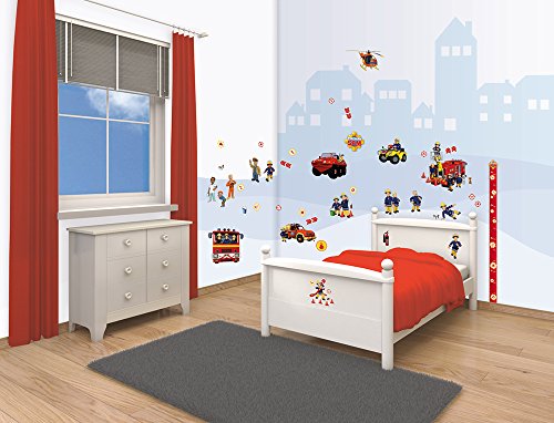 Wandtattoo - Wandtattoo: Feuerwehrmann Sam