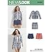Produktbild New Look Schnittmuster 6496 Misses 'Jacket, Skort, Shorts oder Rock, Weiß