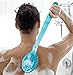 Produktbild Bad Dusche weichen Borsten Pinsel lange Griff Schönheit Körper Rücken Haut Schrubber Massager Reinigungsbürste Lange behandelte Körperbadedusche massager zurück Hautreinigungsbürste
