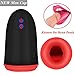 Produktbild Proxoxo Sexspielzeug Men Cup Masturbatoren Vibrator mit Drei Motor -Heizung Vibratoren Mund Oral Sex Masturbator mit 40 Grad Erwärmungsfunktion und 10 Vibrationmodi Sexspielzeug für Männer