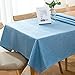 Produktbild Einfache Leinen Tischdecke Couchtisch Tisch Esstisch Stoff Garten Erfrischende Baumwolltuch , 005 , 90*90cm