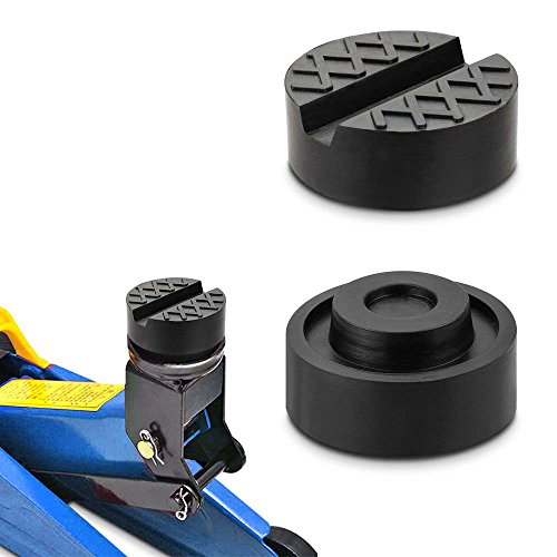 Preisvergleich Produktbild Wagenheber Gummiauflage, Starcrafter Universal Gummiauflage Wagenheber,Rangierwagenheber Gummiauflage,Gummiauflage Hebebühne,Gummiauflage Unterstellbock,Wagenheber Hydraulisch Gummiauflage Schützt Auto Suv vor Kratzern 65mm x 25mm Schwarz
