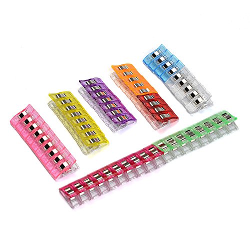 Atpwonz 60pcs Wonder Clips Stoffklammern (6 verschiedene Farbe) - 7