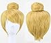 Produktbild Anogol® DM-391 Haarkappe + Haargummi für Damen, vorgestylt, für Partys, Anime, Cosplay, Perücke, Kurzblond