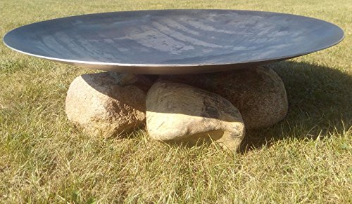 Feuerschale 100 cm Lagerfeuer Eisenschale gewölbte Scheibe 1000 mm SMD1000 - 4