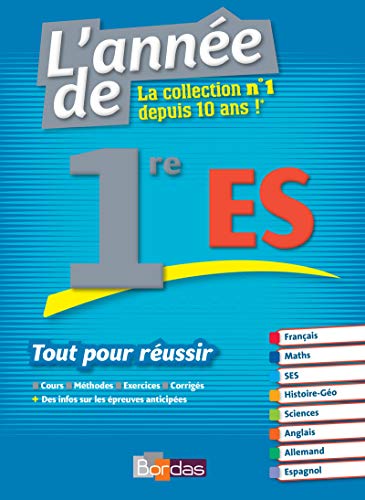 Télécharger L'Anne de la 1re Es - Tout pour Réussir PDF