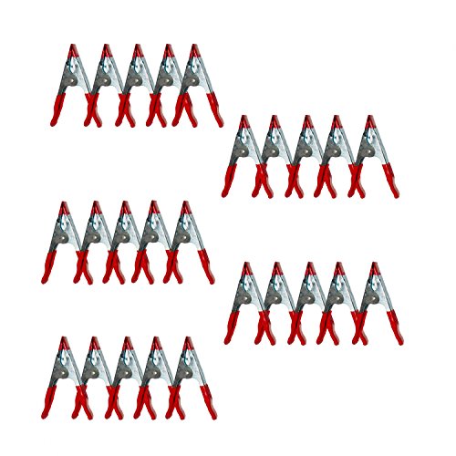 Leimzwinge Metall 50mm Klemmzwinge Klemmen Zwingen Set 6 oder 25 Stück, Stück:25