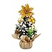 Produktbild LHWY Frohe Weihnachtsbaum Schlafzimmer Schreibtisch Dekoration Spielzeug Geschenk Office Home Kinder (Gold)