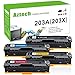 Price comparison product image Aztech 4 Pack Compatible for HP 203A CF540A-CF543A Toner for HP Color Laserjet Pro MFP M281fdw Toner Cartridge MFP M281fdn M280nw M254dw M254nw HP M281 Toner