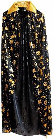 Halloween Cosplay Costume Kit Pumpkin – BUYDirect – Halloween Cloak Cape Witch Wizard Hat for Children Adults One Size