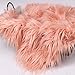 Ouneed Newborn Baby Artificial Fur Backdrop Flannel Receiving Blanket (Pink )