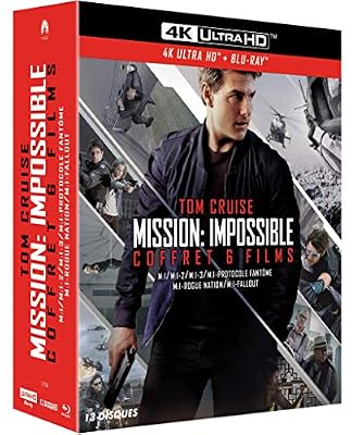 Coffret Mission : Impossible 6 Films 4k Ultra HD [Blu-Ray]