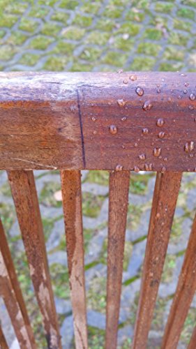 LIXUM Tropenholz HOLZSCHUTZ BIO (farblos) 335 ml = 10m² – natürlicher Langzeitschutz für Holz, hält bis zu 10 Jahre bei nur einem Anstrich. Integrierter UV-Schutz, ohne Weichmacher - 3