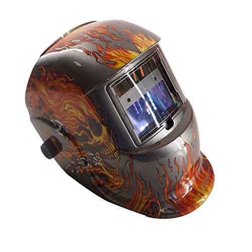 Schweißen Helm Maske Kopf Kappe Schützende Sonnenenergie Auto Verdunkelung für Arc Mig WIG Schweißer Plamsma Cutter LY500A Fire Style - 5