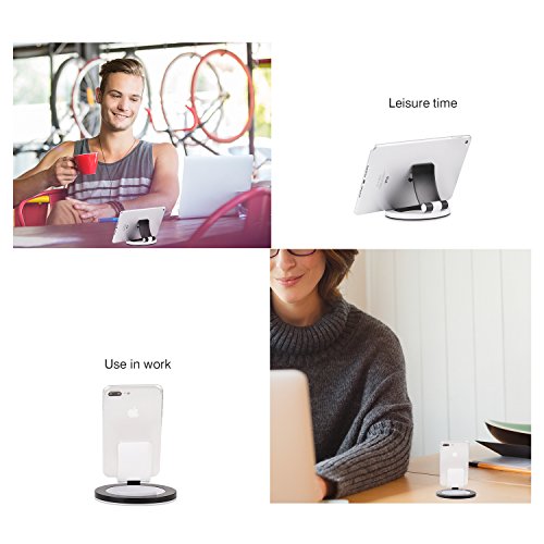 Handy StÃ¤nder, 2 StÃ¼ck einstellbar telefonstÃ¤nder iphone, Handy Halterung, Phone StÃ¤nder, Handy Halter fÃ¼r iPhone X 8 7 6 6s plus SE 5 5s 5c iPad, Samsung Galaxy HTC LG Google Smartphone Tablet