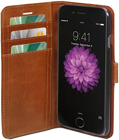 dbramante1928 Copenhagen Leather Wallet Folio Case for iPhone 6 Plus - Tan