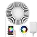 Produktbild Streifen Licht mit dem Smart Telefon Gesteuert, TKSTAR Smart Wifi LED Streifen Licht RGB Color ändernden Streifen, die wasserdichte IP65 LED-Seil-Beleuchtung mit Amazonas und Google-Heim beleuchten