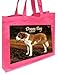 Produktbild Bernhardiner Dog Einkaufstasche aus Baumwolle, Pink