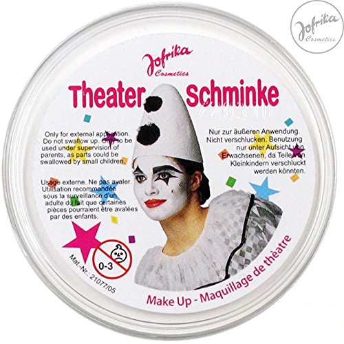 Theaterschminke / Schminke (13 Farben / 25 g) FREI WÄHLBAR (WEISS)