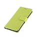 Produktbild Huawei Honor 9 Hülle , Hülle für Huawei Honor 9 , E-Lush Handyhülle Leder PU Cover Folio Flip Magnetverschluss Wallet Case Schutzhülle für Huawei STF-L09 mit Strap Stand Function Etui Bumper Schale Credit Card Slots Purse Ledertasche Tasche Rutschfest Shock Anti-Tropfen Luxuriös HandyTasche Case Cover - Grün