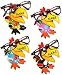 Produktbild 4 STück _ Brillenhalter - " lustiger Vogel - Papagei Ara / Hahn - Tukan / Gockel " - incl. Namen - stabil aus Kunstharz - universal Größe - lustiger Brillenständer - für Sonnenbrille Lesebrille - für Kinder & Erwachsene / Brillenhalterung - Brillenablage - Tier lustig - Deko Figur - Vögel exotisch / Karibik - Urlaub - Hühner