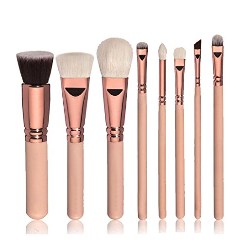 Voberry® 8pcs Cosmetic Makeup Brush Blusher Eye Shadow Brushes Set Kit for Women Lady Professional Cosmetic Make Up Brush
