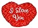Toyzstation I Love You Heart Red Color Soft Pillow For Valentine (30*34*12 cm) RS.429.00