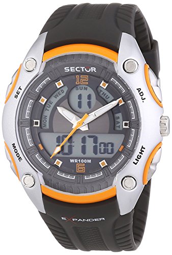 Sector Herren-Armbanduhr STREET FASHION Analog Quarz Kautschuk R3251574004 Sector Herren-Armbanduhr STREET FASHION Analog Quarz Kautschuk R3251574004