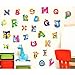 Generic A-Z Animals Alphabet Wall Stickers Nursery Kids Room Decals