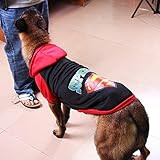 Material: algodón HVTKL Perro Grande, Perro, suéter de Lana, Lana Dorada, Husky, Labrador, Ropa for Perros Grandes (Color : Cap Superman Black, Size : 8XL)